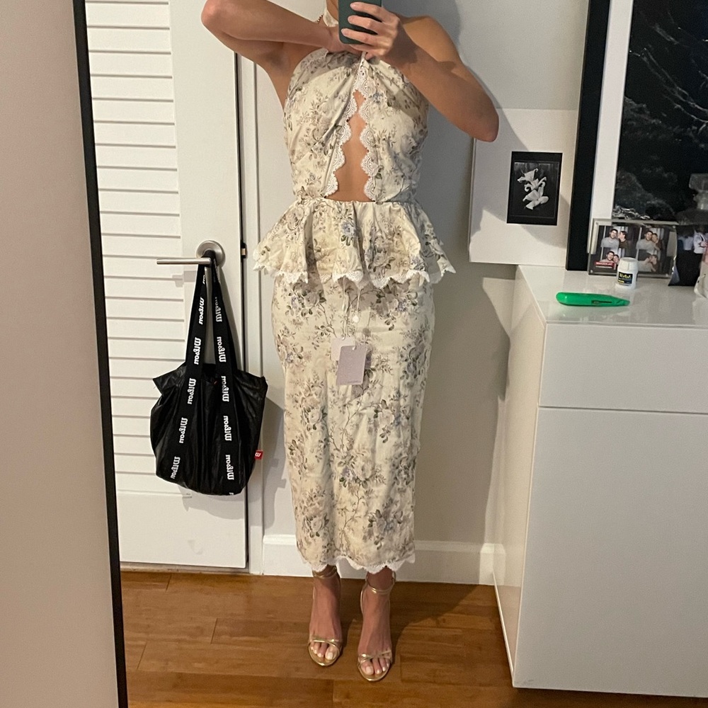 NWT V. Chapman Daisy Dress in Blue Bouquet